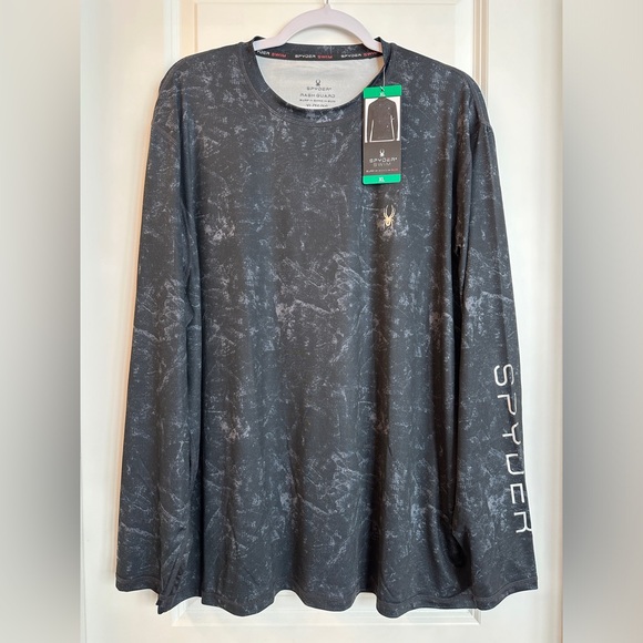 NWT Spyder Swim Men’s Rashguard - Picture 1 of 5